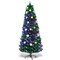Costway 4'/5'/6'/7'Pre-Lit Fiber Optic Christmas Tree Multicolor Lights